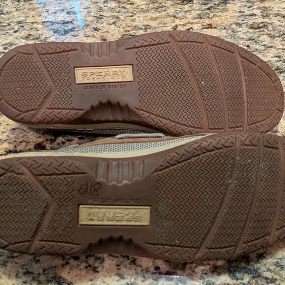 Sperry Boat Shoe Men's 10.5 M Billfish 3-Eye Light Tan Leather 0799023 - Picture 7 of 8